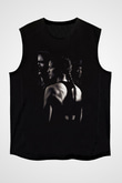 Unisex Milyonluk Bebek (Million Dollar Baby) Baskılı Siyah Kolsuz Tshirt