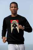 Unisex Ölüm Geçirmez (Death Proof) Baskılı Siyah Sweatshirt