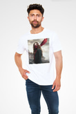 Unisex Ölümcül Makineler (Mortal Engines) Baskılı Beyaz Tişört