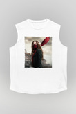 Unisex Ölümcül Makineler (Mortal Engines) Baskılı Beyaz Kolsuz Tişört