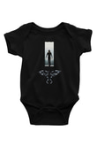 Unisex Ölümsüz Aşk (The Crow) Baskılı Siyah Bebek Body - Zıbın