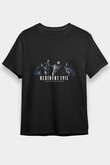 Unisex Resident Evil Raccoon Şehri (Resident Evil Welcome to Raccoon City) Baskılı Siyah T-Shirt
