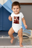 Unisex Rocky Baskılı Bebek Body - Zıbın