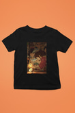 Unisex Ruhların Kaçışı (Spirited Away) Baskılı Siyah Çocuk T-Shirt