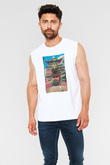 Unisex Ruhların Kaçışı (Spirited Away) Baskılı Beyaz Kolsuz T-shirt