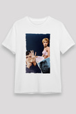 Unisex Sapık (Psycho) Baskılı Beyaz Tişört