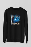 Unisex Shang-Chi ve On Halka Efsanesi (Shang-Chi and the Legend of the Ten Rings) Baskılı Siyah Sweatshirt