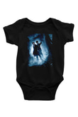 Unisex Sherlock Holmes Gölge Oyunları (Sherlock Holmes A Game of Shadows) Baskılı Siyah Bebek Body - Zıbın