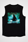 Unisex Sihirbazın Çırağı (The Sorcerer's Apprentice) Baskılı Siyah Kolsuz Tshirt