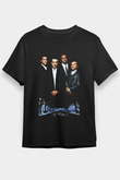 Unisex Sıkı Dostlar (Goodfellas) Baskılı Siyah Tshirt