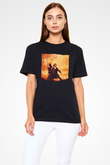 Unisex Son Samuray (The Last Samurai) Baskılı Siyah Tshirt