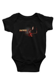 Unisex Spartacus War of the Damned Baskılı Siyah Bebek Body - Zıbın