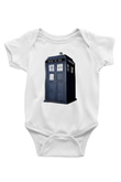 Unisex Tardis - Doctor Who Baskılı Bebek Body - Zıbın