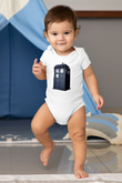 Unisex Tardis - Doctor Who Baskılı Bebek Body - Zıbın