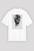 Unisex Terminatör Kara Kader (Terminator Dark Fate) Baskılı Beyaz T-shirt