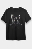 Unisex Terminatör Kara Kader (Terminator Dark Fate) Baskılı Siyah Tişört