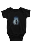 Unisex The Witch Baskılı Siyah Bebek Body - Zıbın
