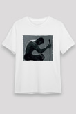 Unisex The Wolverine Baskılı Beyaz Tshirt