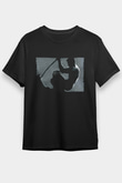 Unisex The Wolverine Baskılı Siyah Tshirt
