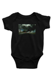 Unisex Transformers 4 Baskılı Siyah Bebek Body - Zıbın