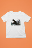 Unisex Transformers Baskılı Beyaz Çocuk Tshirt