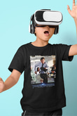 Unisex Transformers Dark of the Moon Baskılı Siyah Çocuk Tişört