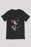 Unisex V Yaka Tişört TSR125