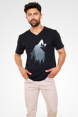 Unisex V Yaka Tişört TSR13