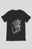 Unisex V Yaka Tişört TSR144