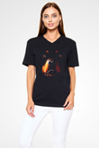 Unisex V Yaka Tişört TSR149