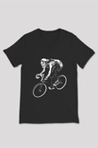 Unisex V Yaka Tişört TSR556