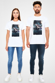 Unisex X-Men Apocalypse Baskılı Beyaz T-shirt