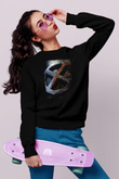 Unisex X-Men Apocalypse Baskılı Siyah Sweatshirt