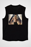 Unisex X-Men Days of Future Past Baskılı Siyah Kolsuz T-shirt