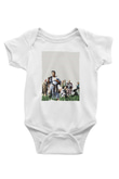 Unisex Yedi Samuray (Seven Samurai) Baskılı Bebek Body - Zıbın