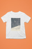 Unisex Yıldızlararası (Interstellar) Baskılı Beyaz Çocuk Tshirt
