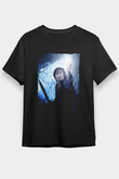 Unisex Yüzüklerin Efendisi Kralın Dönüşü (The Lord of the Rings The Return of the King) Baskılı Siyah Unisex Tshirt