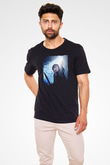 Unisex Yüzüklerin Efendisi Kralın Dönüşü (The Lord of the Rings The Return of the King) Baskılı Siyah Unisex Tshirt