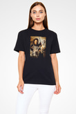 Unisex Yüzüklerin Efendisi Kralın Dönüşü (The Lord of the Rings The Return of the King) Baskılı Siyah Tshirt