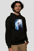 Unisex Yüzüklerin Efendisi Kralın Dönüşü (The Lord of the Rings The Return of the King) Baskılı Siyah Unisex Kapüşonlu Sweatshirt