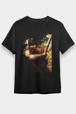 Unisex Yüzüklerin Efendisi Yüzük Kardeşliği (The Lord of the Rings The Fellowship of the Ring) Baskılı Siyah Tshirt
