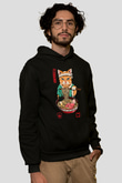 Uzakdoğulu KediSiyah  Unisex Hoodie