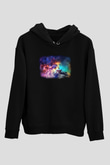 Uzay Siyah Unisex Hoodie