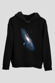 Uzay Siyah Unisex Hoodie
