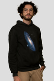 Uzay Siyah Unisex Hoodie
