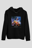 Uzay Siyah Unisex Hoodie