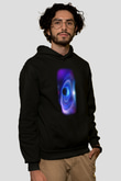 Uzay Siyah Unisex Hoodie
