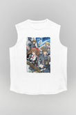 Valkyria Chronicles Beyaz Unisex Kolsuz Tişört