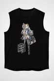 Valkyria Chronicles Siyah Unisex Kolsuz Tişört