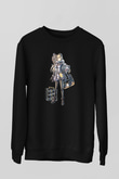 Valkyria Chronicles Siyah Unisex Sweatshirt